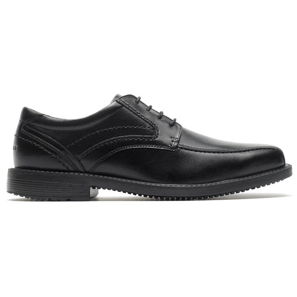 Rockport Mens Oxfords Black - Style Leader 2 Bike Toe - UK 607-NLQYZG